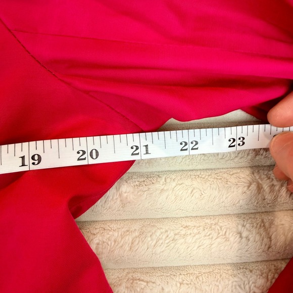 Tommy Hilfiger Womens Pink Belted Trench Coat American Classics Jacket Large - Picture 4 of 6